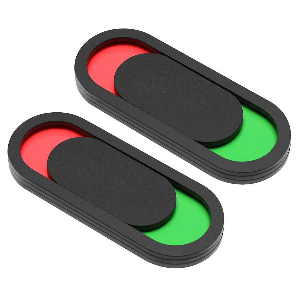 

2pcs Status Door Knobs Black Privacy Indicator Door Sign Privacy Sign For Restroom for Office Hotel Restroom Use Available