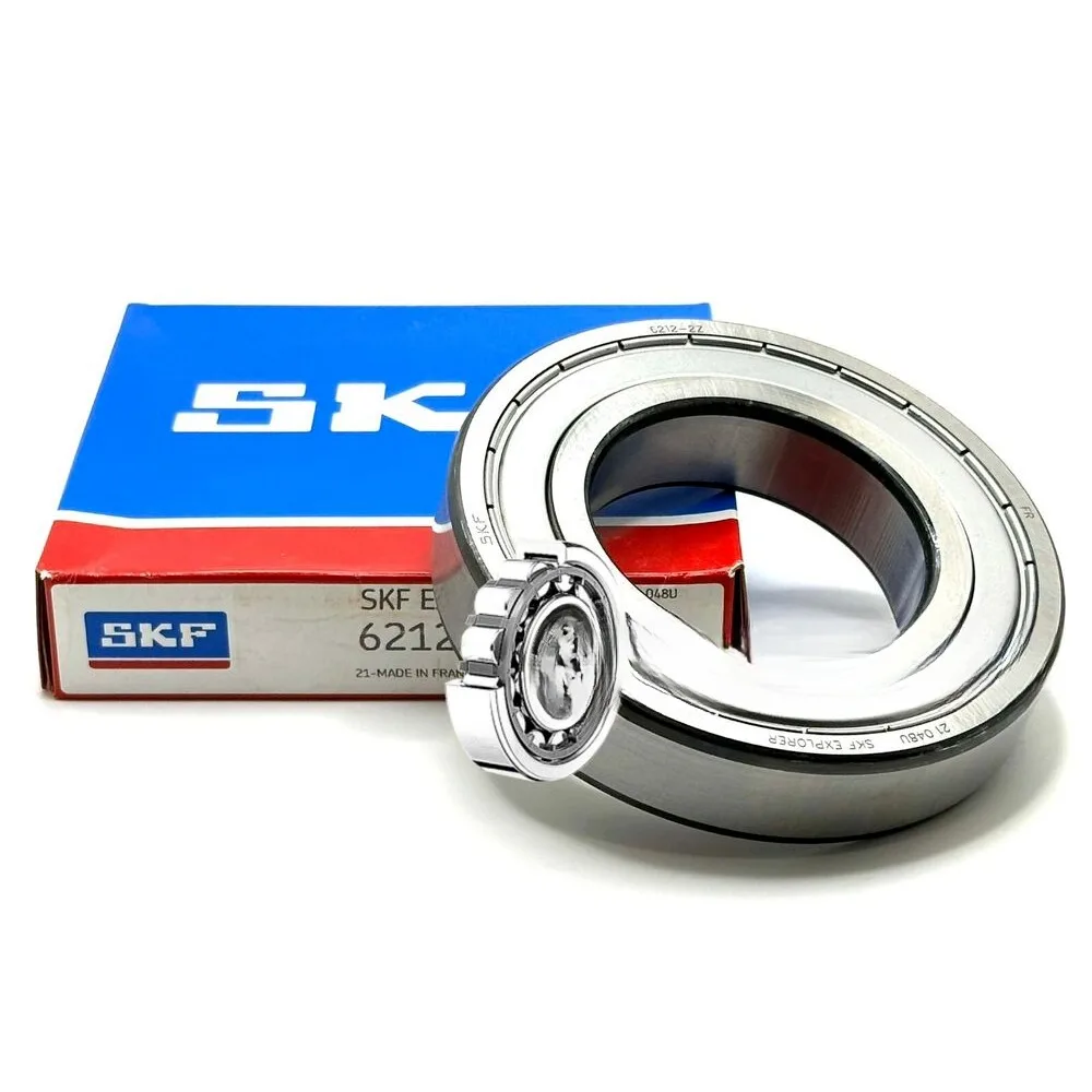 

SKF 6212 ZZ C3 DEEP GROOVE BALL BEARING, METAL SHIELDED 60x110x22 mm.