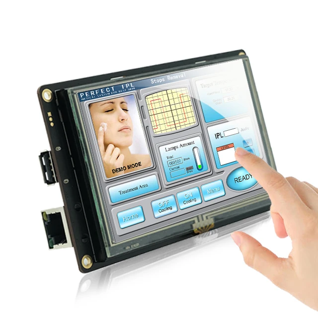 

Модуль HMI TFT LCD STONE 8.0 дюймов STVA080WT-01 с сенсорной панелью + контроллерная плата + программное обеспечение для Arduino Esp32