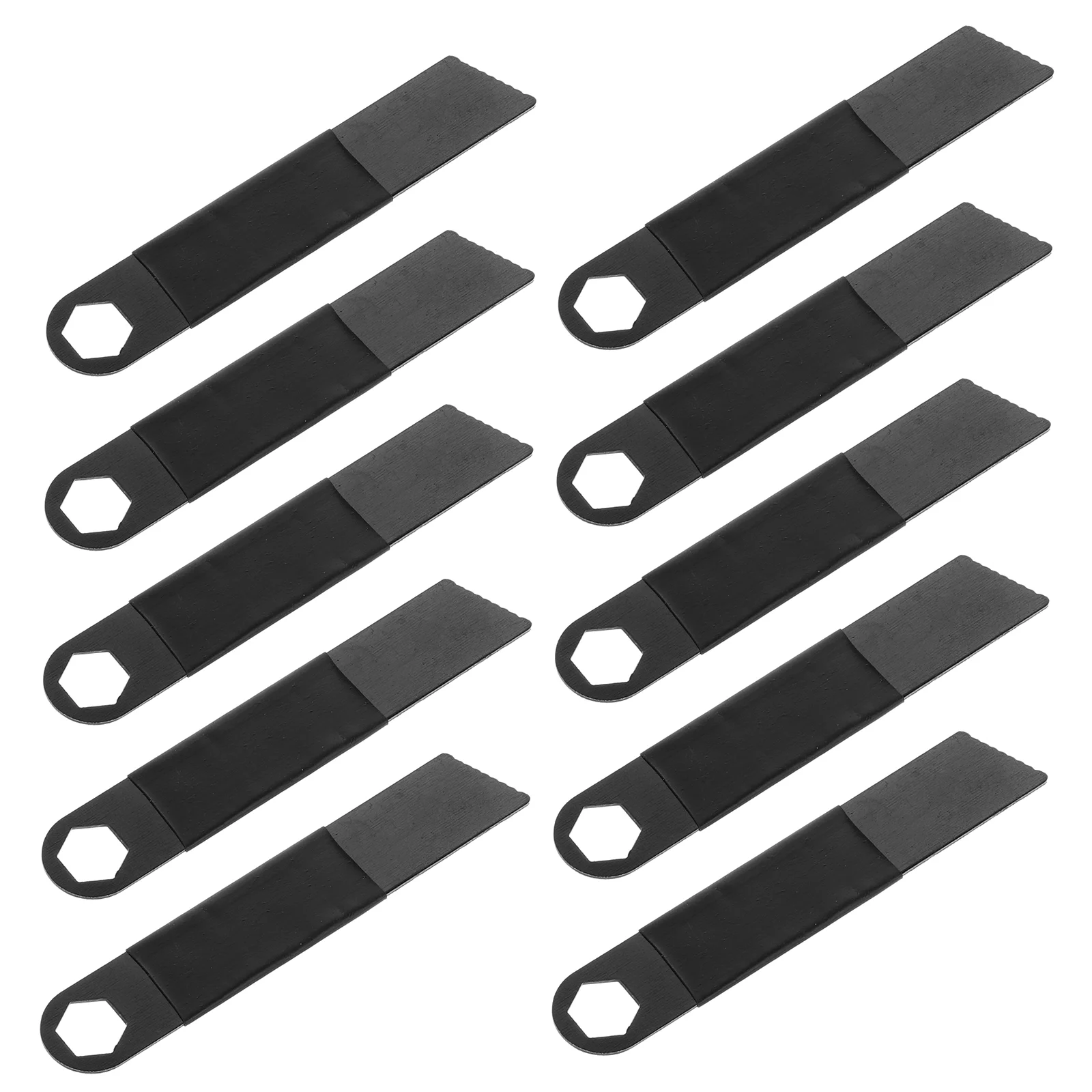 10pcs Outdoor Fire Starting Scrapers Flint Steel Rod Scraper Set For Camping Hiking Practical Emergency Fire Starter Tool