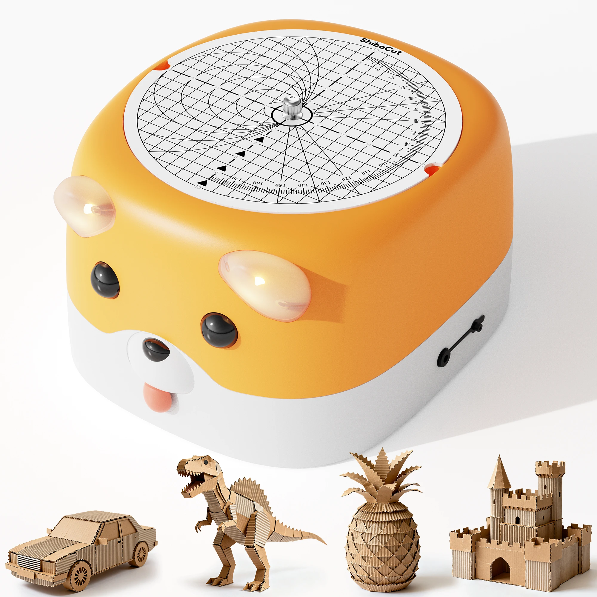 DIY-Papierschneider für Kinder, sicheres DIY-Karton-Bauwerkzeug-Set, Kartonschneider für Kinder, Spielzeug für Jungen und Mädchen, 3D-Modell-Papierschneidewerkzeug-Set