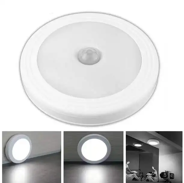 

Motion Sensor Wireless Night Lights Bedroom Decor Lamp 6LED Kitchen Cabinet Light Staircase Closet Room Aisle Lighting Wall Lamp