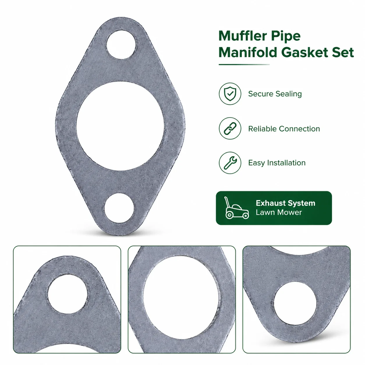 Exhaust Manifold Gasket Set For Honda GX390 GX340 GX270 GX240 Engine Lawn Mower Replacement Repair Kit 18381-ZE2-800 Garden Tool