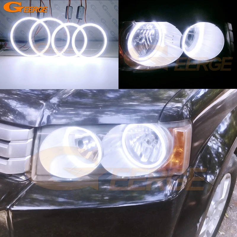 

For Honda Crossroad 2007 2008 2009 2010 Excellent Ultra Bright COB Led Angel Eyes Kit Halo Rings Day Light