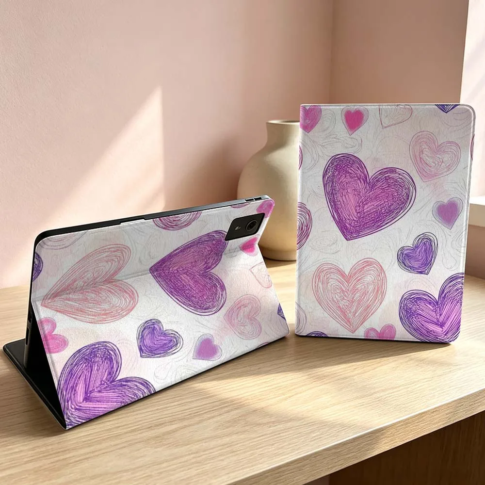 Minimalist heart pattern Soft For Lenovo Xiaoxin Lenovo Tab Pad Pro Plus K11 P12 M10 Legion Y900 Y700 Inch Tablet Case
