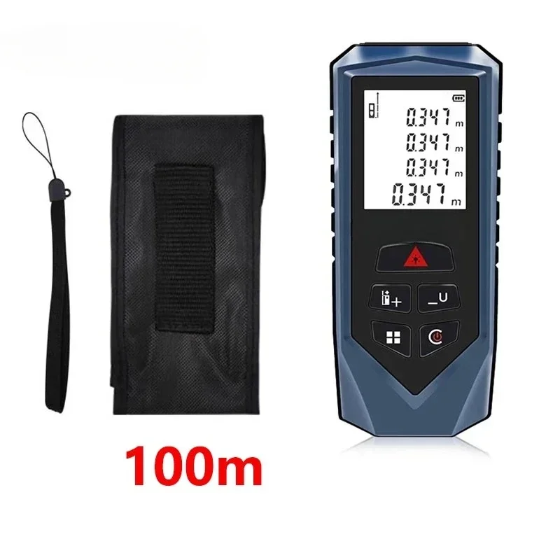 Laser rangefinder Handheld infrared distance measuring instrument Electronic ruler 100m