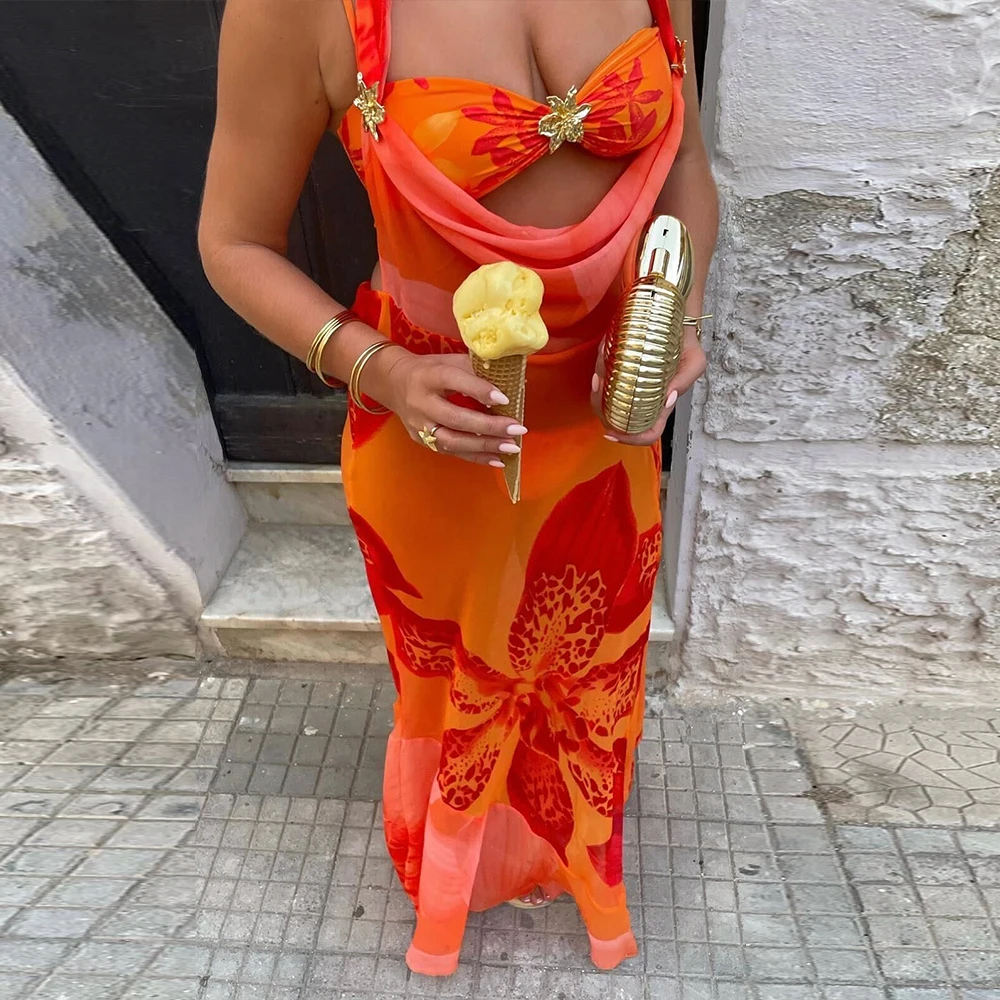 Bikini de 3 piezas 2025, traje de baño Sexy estampado para mujer, traje de baño femenino de malla, conjunto de Bikini, ropa de playa, traje de baño