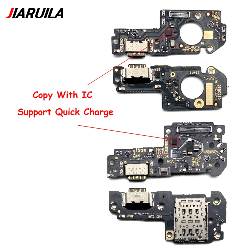 20Pcs，Tested USB Charger Dock Connector Charging Board Port Microphone Cable For Xiaomi Redmi Note 11 12 Pro 5G 11S 11 4G 11E