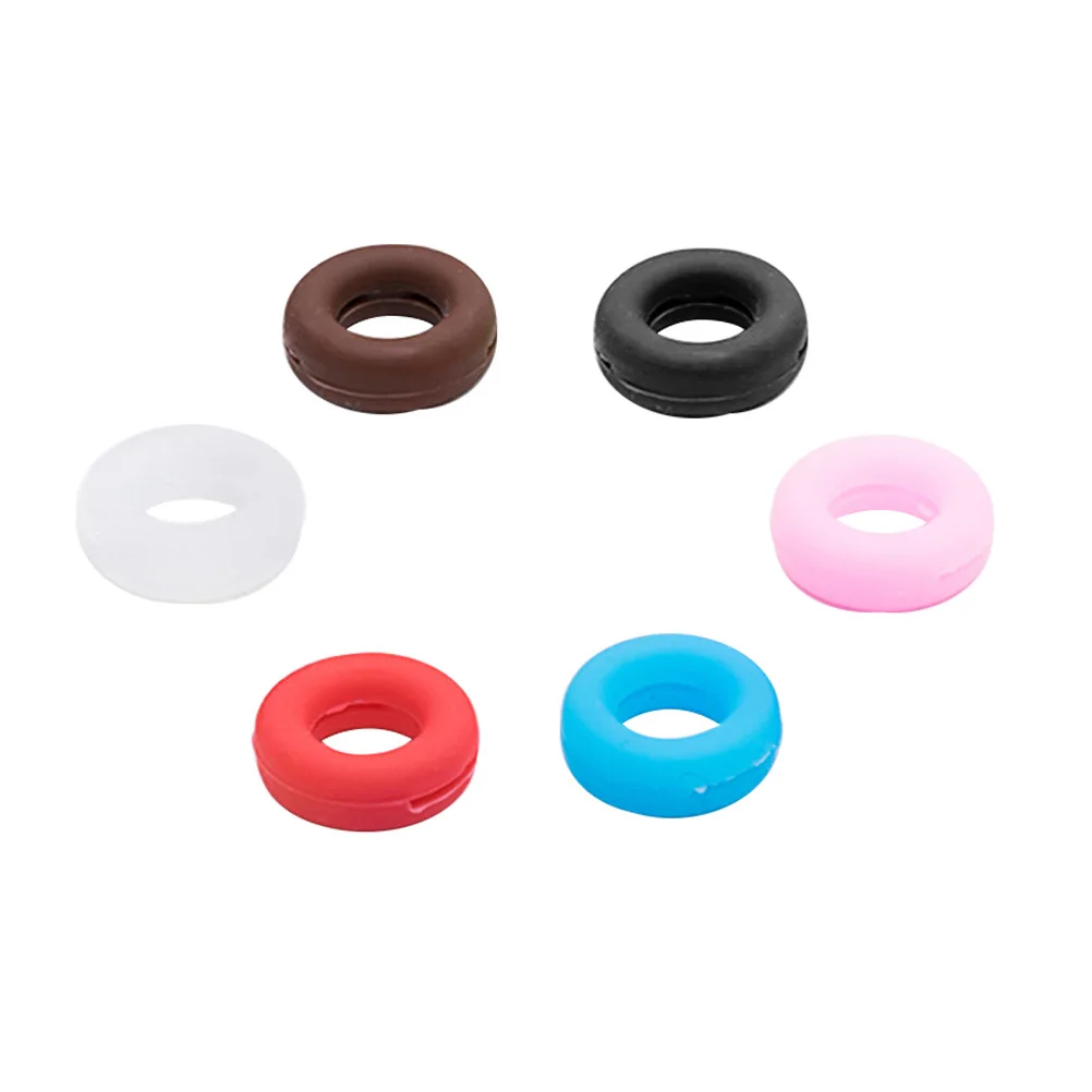 

12 set Anti-Slip Ear Hooks Silicone Round Retainers For Eyeglasses Sunglasses Reading Glasses Invisible Temple Tips Sleeve Grip