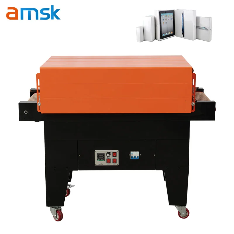 BS-G4525-Te-flon سعر المصنع السابق كابل أوتوماتيكي نفق الحرارة يتقلص التعبئة كم آلة تغليف الملصقات النفاثة الحرارة تقلص