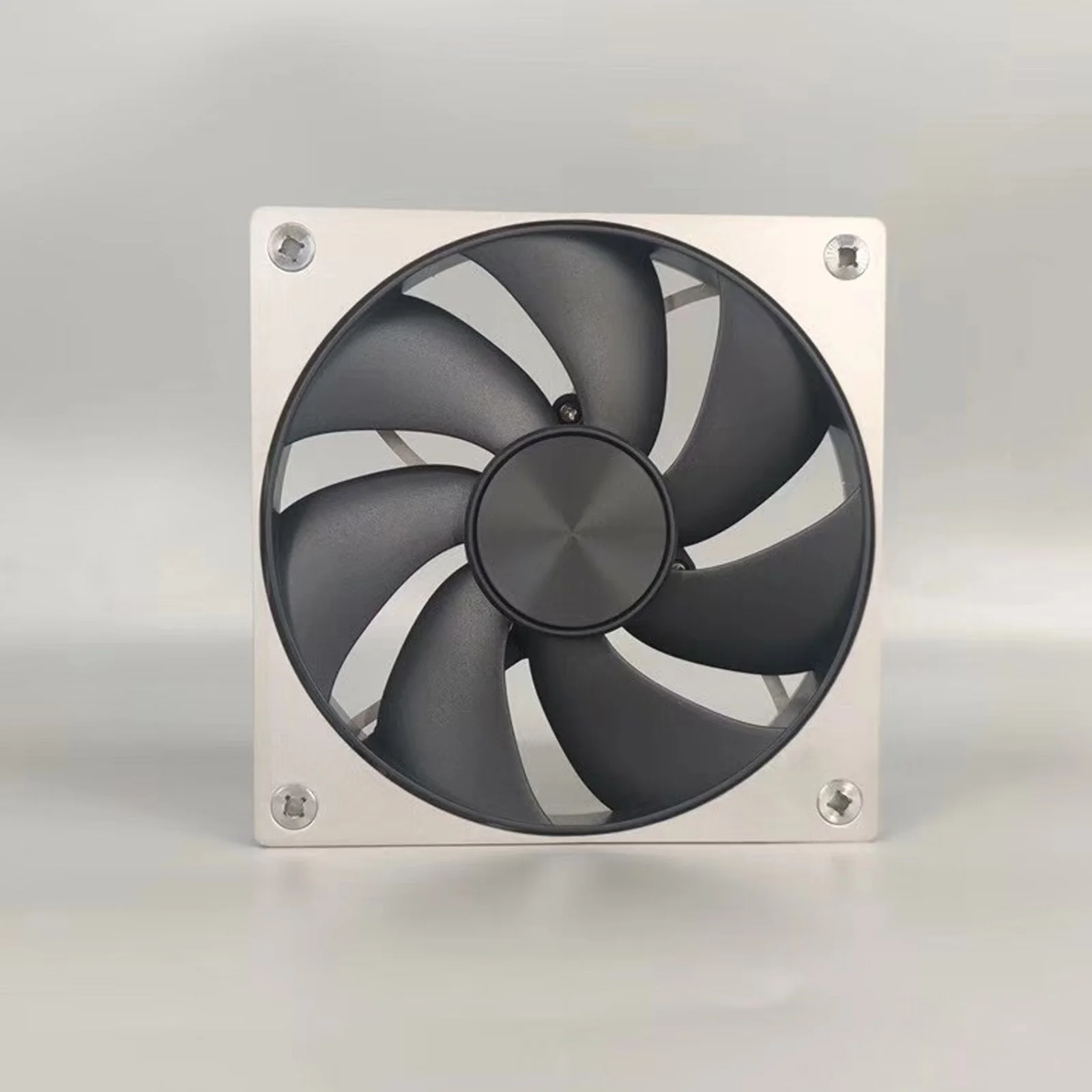 High Performance Steel Housing 4090 Cooling Fan 12cm,12020 PWM 4Pin,3300RPM,Low Noise High Air Volume,FDB Bearing,Case Cooler