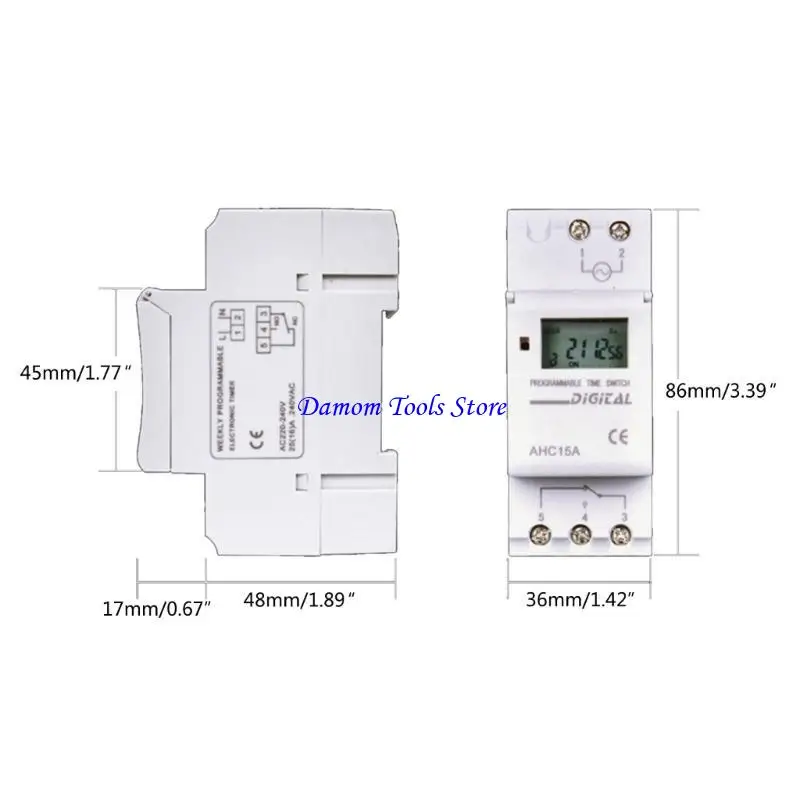57BE THC15A DC48/12V/24V/110V/220V ترحيل التبديل الرقمي القابلة للبرمجة الإلكترونية