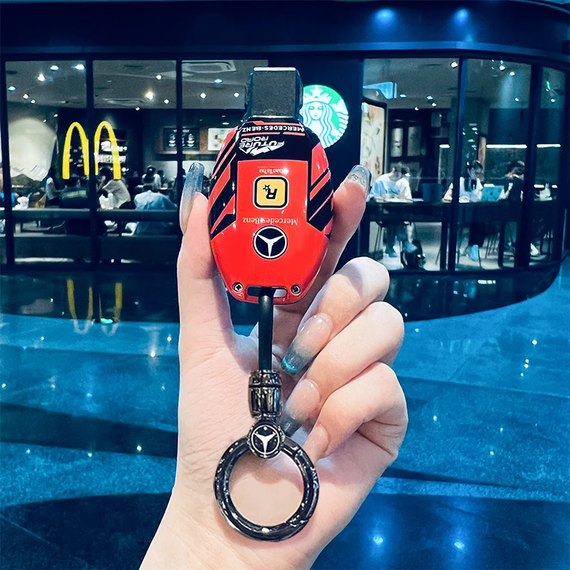 Key Case Cover 2/3Button Shell Fob for Mercedes Benz W204 W463 W176 W251 W205 A200 A260 A C R G Class GLA CLA GLK GLC CLS - Image 4