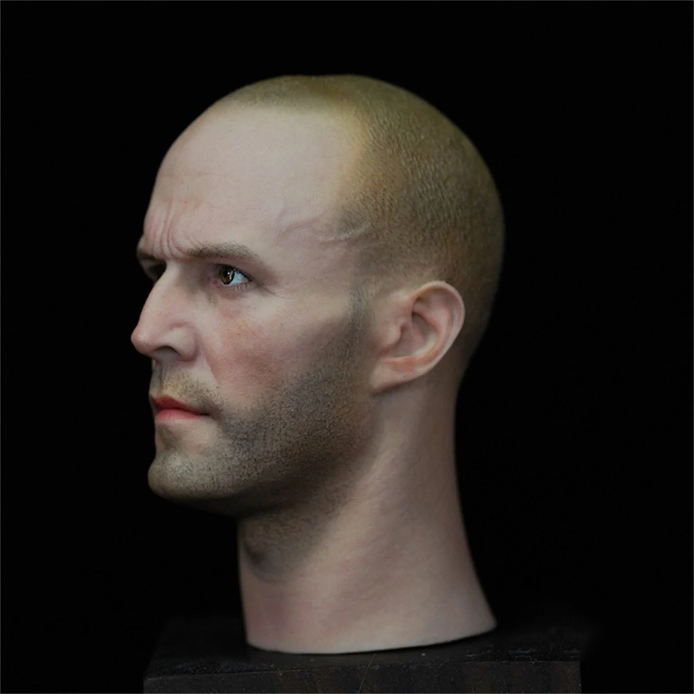 1/6 Hand Painted Strong Tough Guy Male Jason Realistic Head Sculpture Model For 12inch Action Figures Accessories