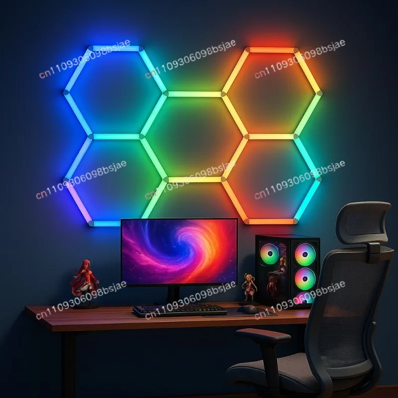 LED car wash light 110V underground garage 6500K barber shop supermarket auto repair and beauty 220V honeycomb light