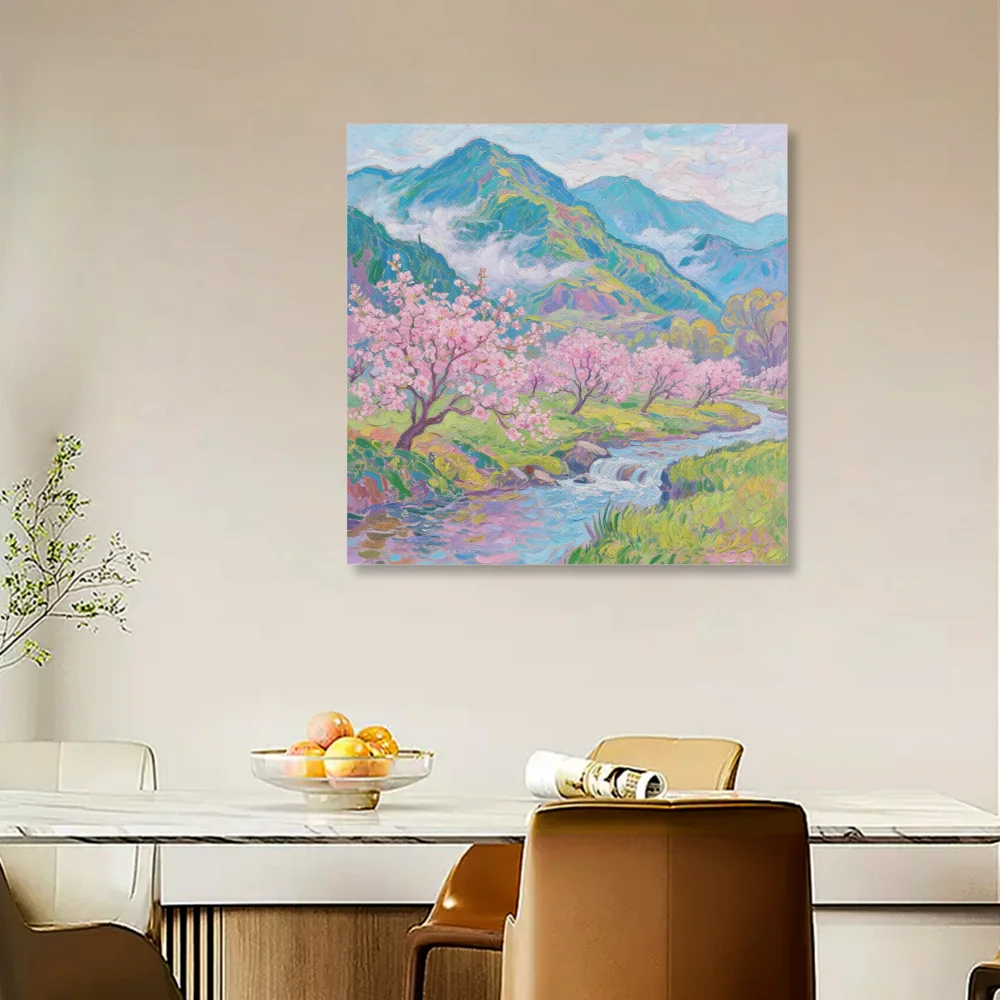 The Four Seasons Canvas Oil Painting HD Print Wall Art Poster Gallery Art Prints Picture Photos for Living Room Home Decor Gift