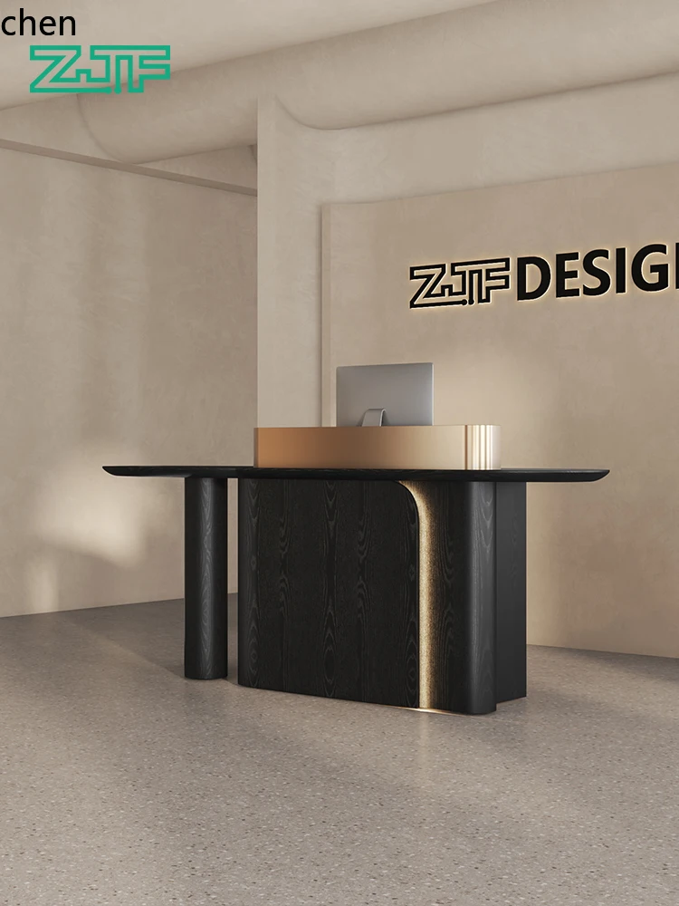 HXL Beauty Salon Reception Desk Company Front Desk Cashier Counter Bar Counter