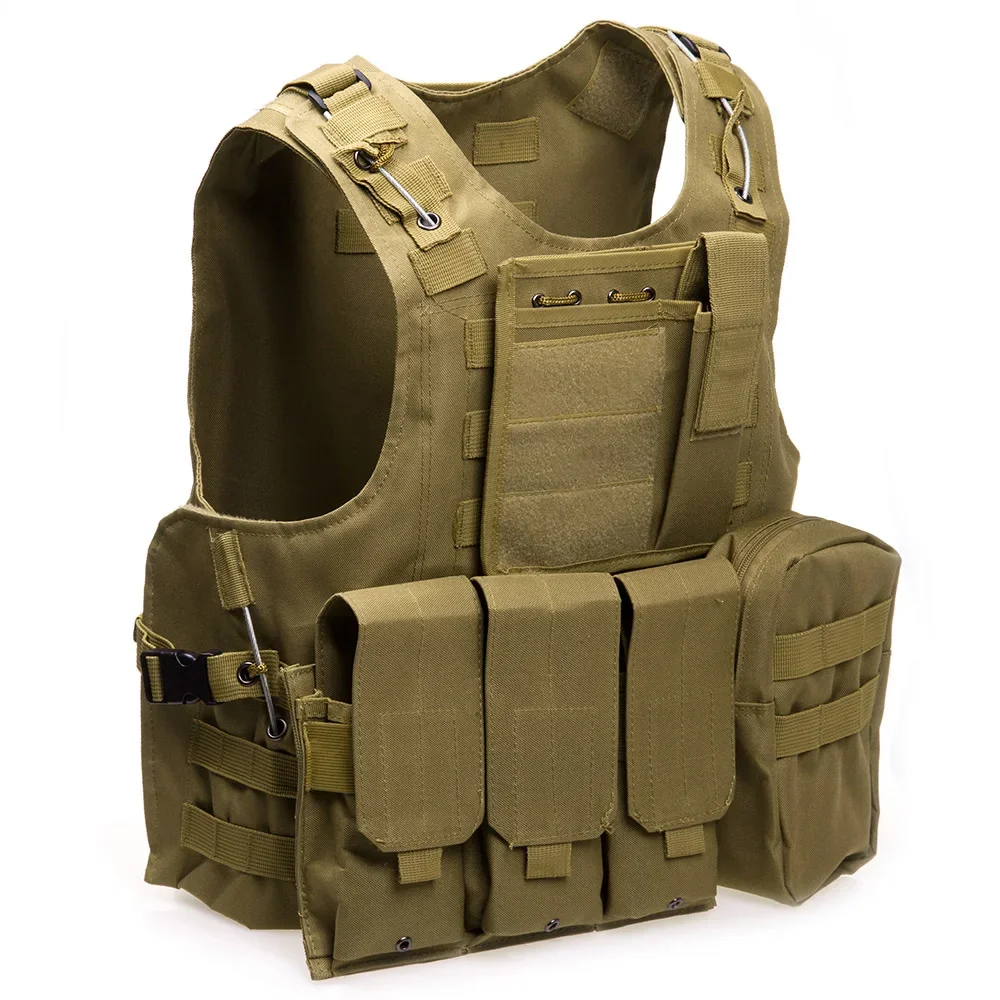 Outlife USMC Airsoft CS Military Molle Combat Assault Plate Carrier Outdoor Clothing Hunting Vest Security Outdoor Vest