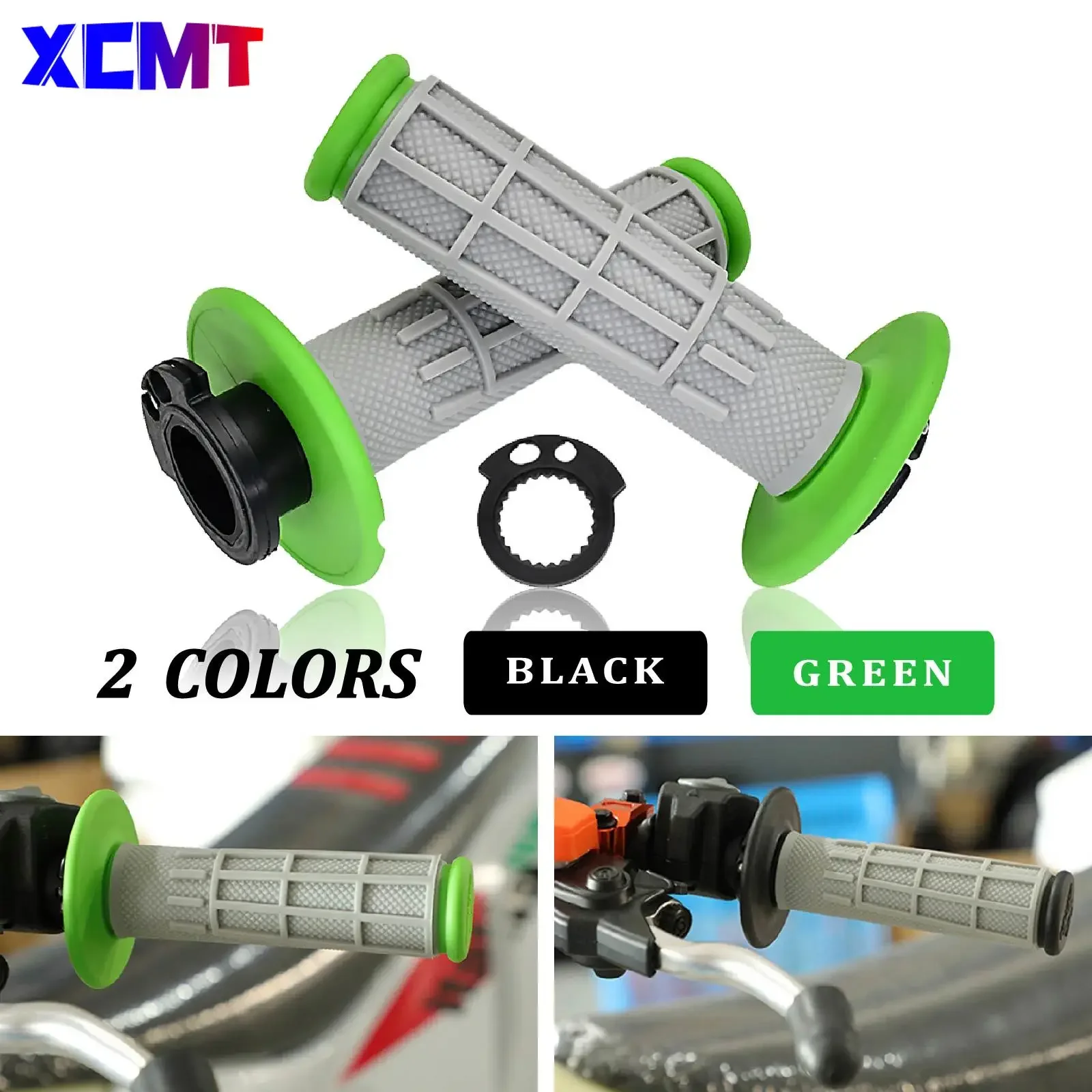 

Motorcycle Handlebar Lock-on Grips Throttle Tube For KAWASAKI KX250F KX450F KLX125 KLX250 KX 250F 450F Dirt Bike 2004-2018