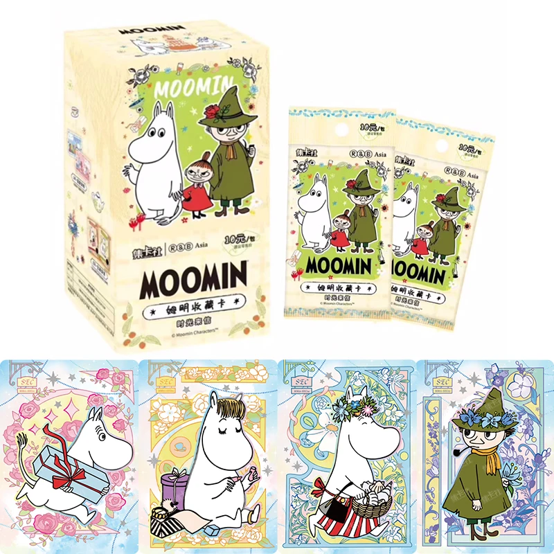 Card Fun New Genuine Moomin Card Time Letter Figure SEC Cards Classics finish periferiche Collection Cards giocattoli per bambini regali