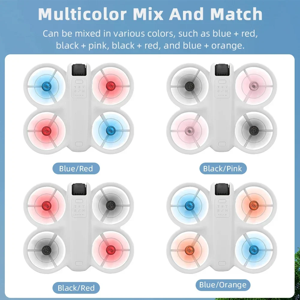 Hélice colorida para DJI NEO, cuchillas de liberación rápida, piezas de repuesto, ala de ventiladores ligera para accesorios de Dron DJI Neo