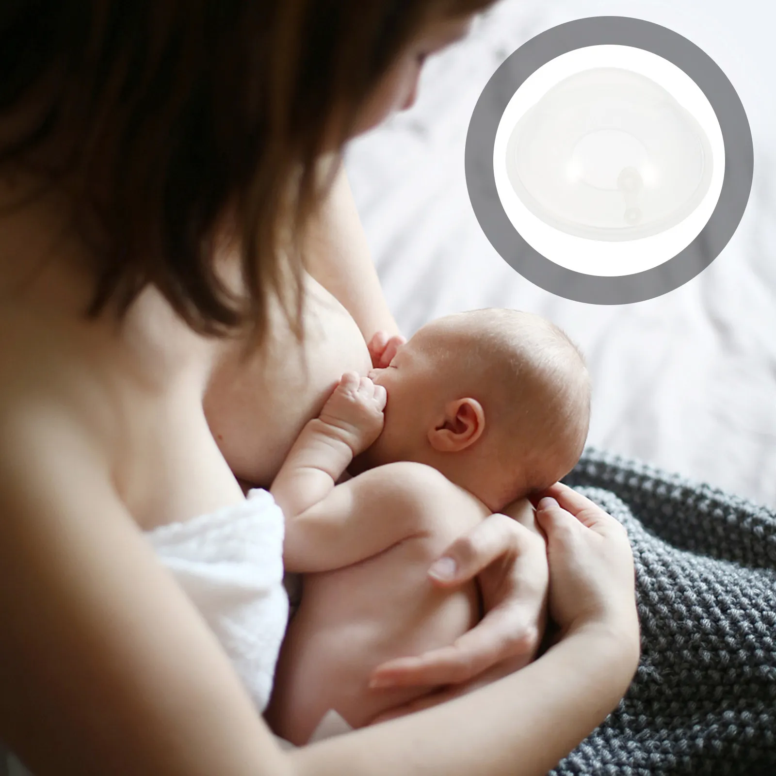 

2 шт. портативных сборников грудного молока из высококачественного силикона, многоразовые, для молодых мам