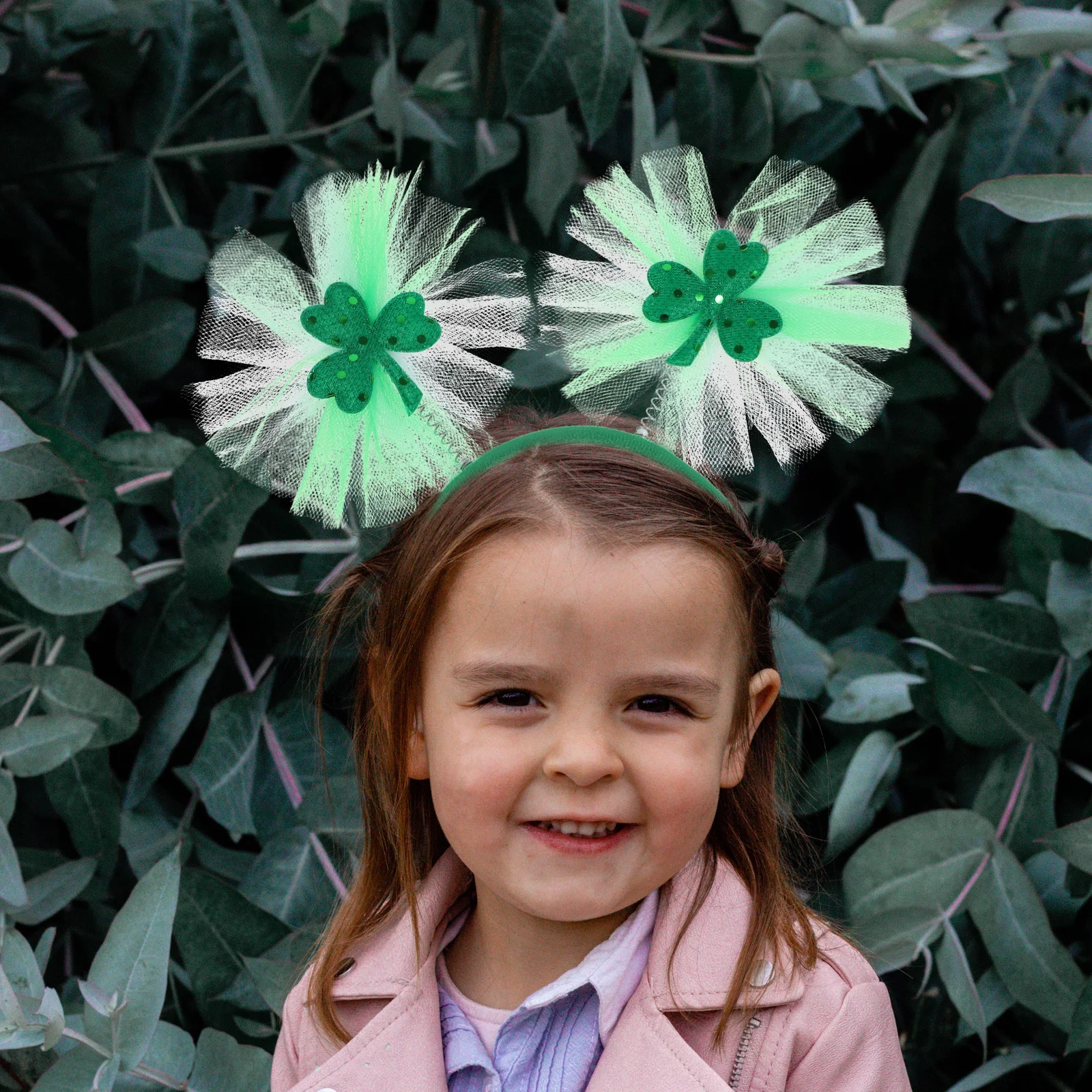 

1Set Shamrock Headband Wand Set St Patricks Day Kids Hair Accessories Party Festival Cosplay Costume St Patricks Day Headband