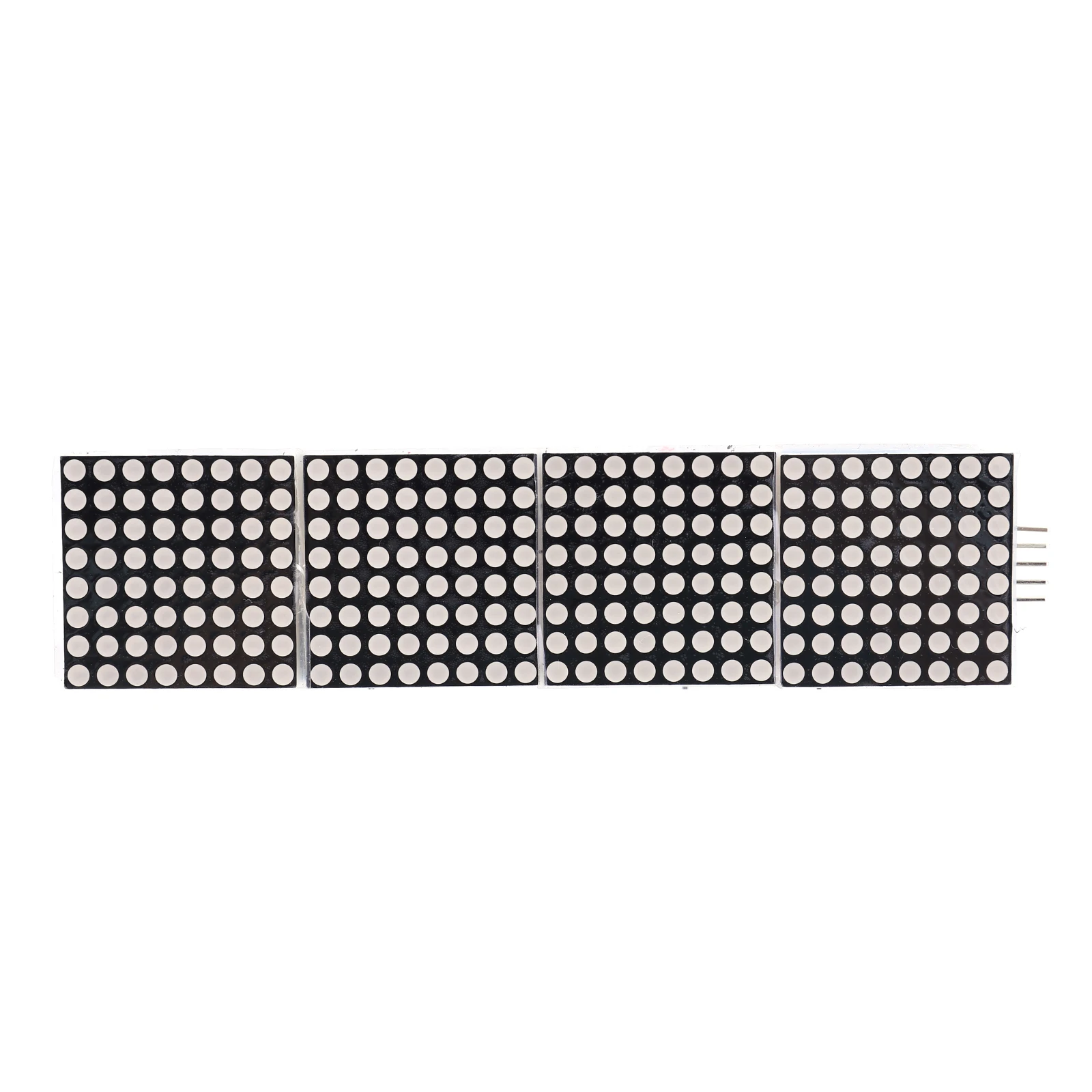 4 IN 1 Display Dot Matrix Module with 5Pin Wire MAX7219 Matrix LED Display Module 32x8 Single-Chip Control LED Module