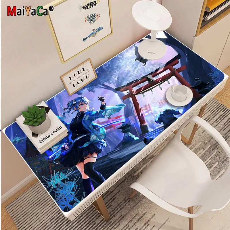 Sexy Cartoon Hololive Large XXL Keyboard Mat Table Mat Students Gamer Desktop Mousepad Gaming Mouse Pad for PC Gamer Mousemat