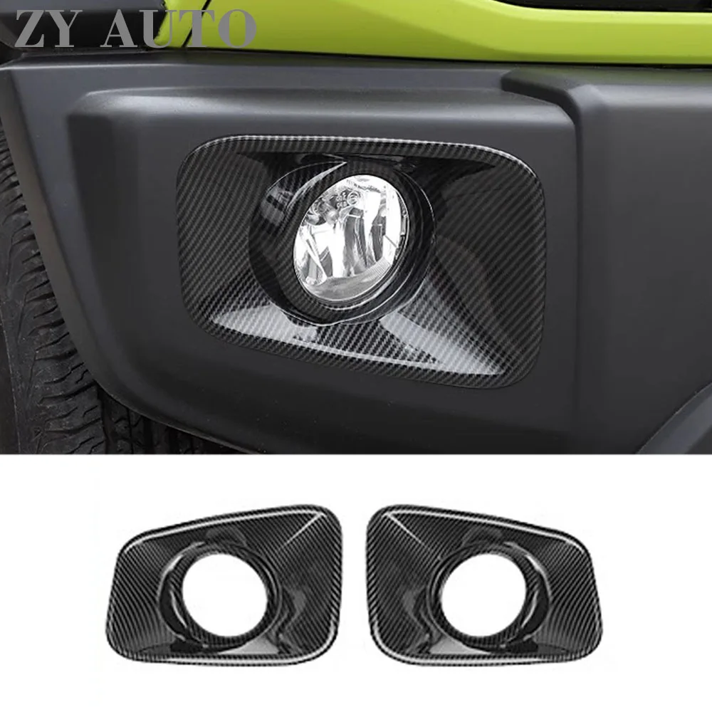 

Suitable for 2019-2024 Suzuki Jimny Front fog lamp protective cover Install exterior parts fog lamp frame cover accessories
