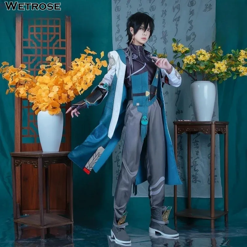 

【Wetrose】In Stock Danheng Cosplay Costume Honkai Star Rail Tankou Dan Heng Full Set Game Party Outfits Halloween