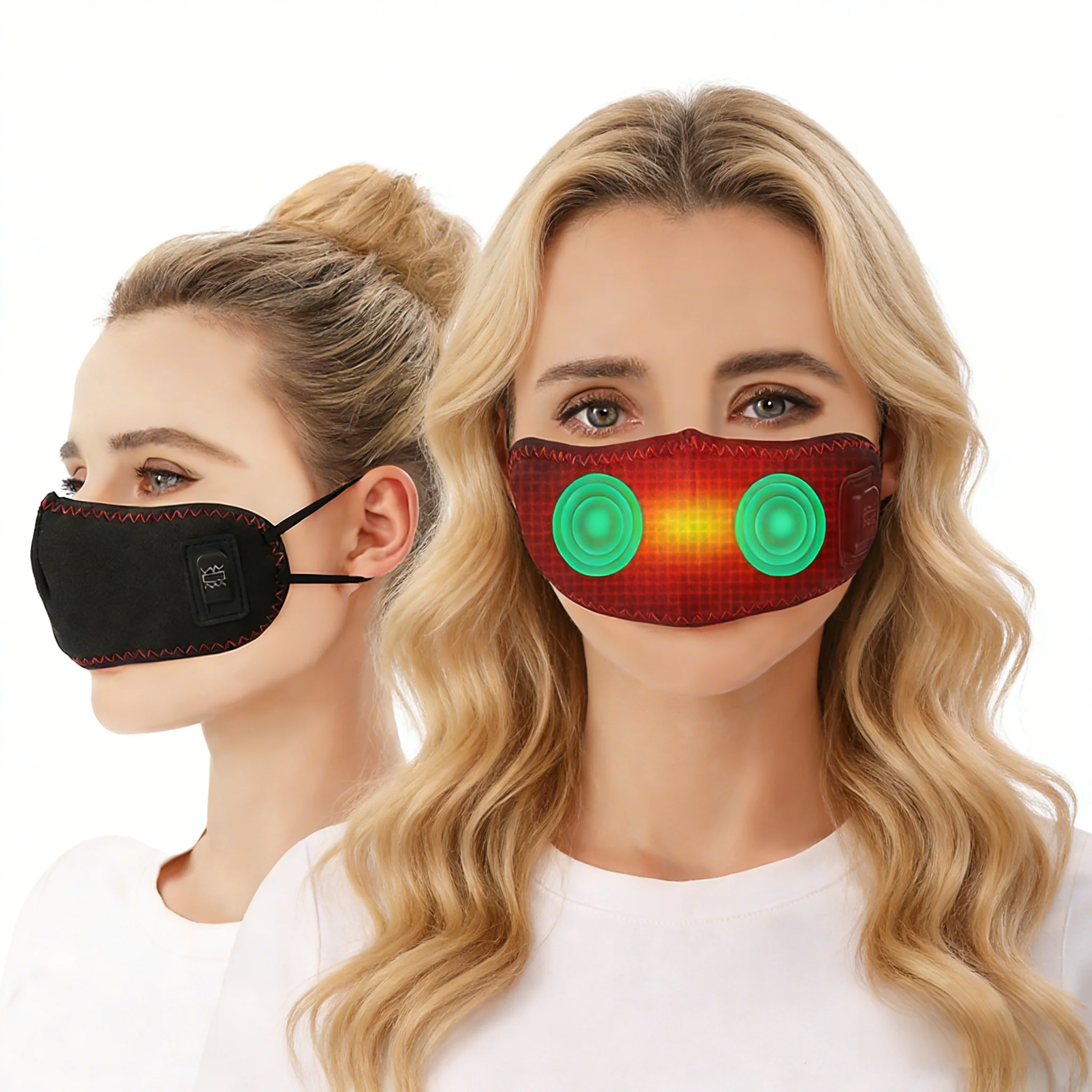 Heating Nasal Pad Vibration Massager Hot Compress Relieves Rhinitis Allergy 3-Level Timer USB Port  Family Use Gift