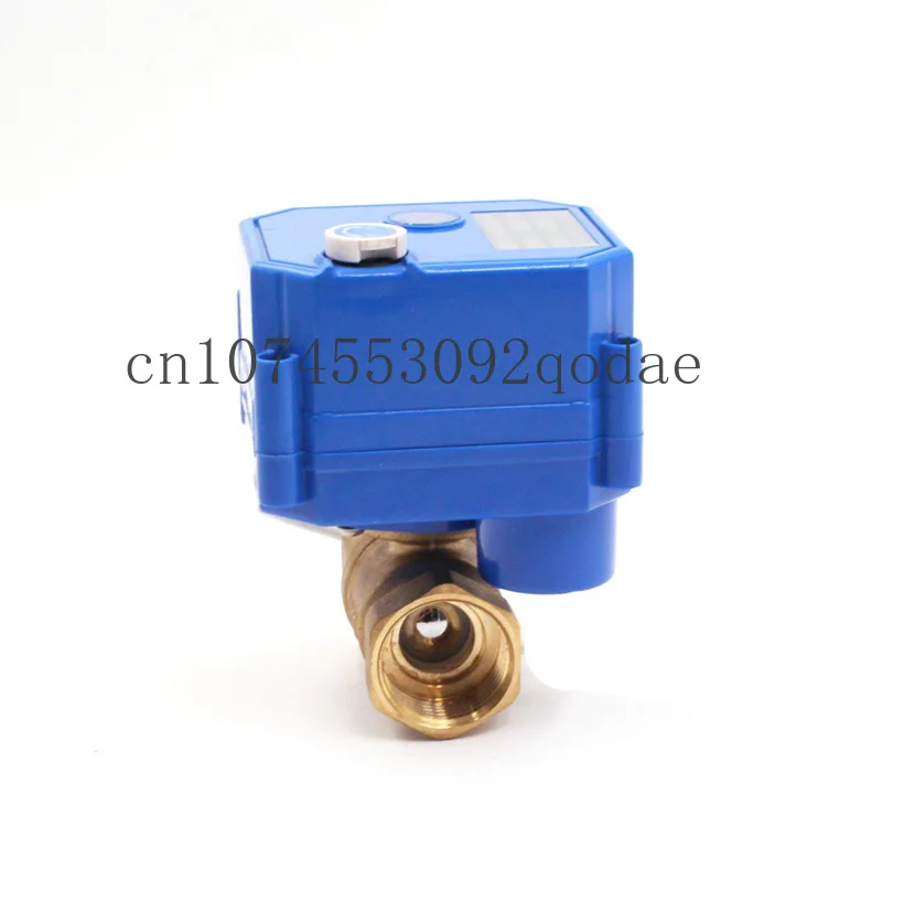 

Electric actuator control ball valve with manual override function DN8 DN10 DN15 DN20 DN25 DN32 Brass Valve