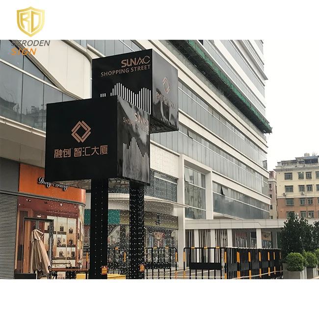 Advertising Signboard Good Quality Pylon Sign Permit Wayfinding Led Pylon Sign Screen