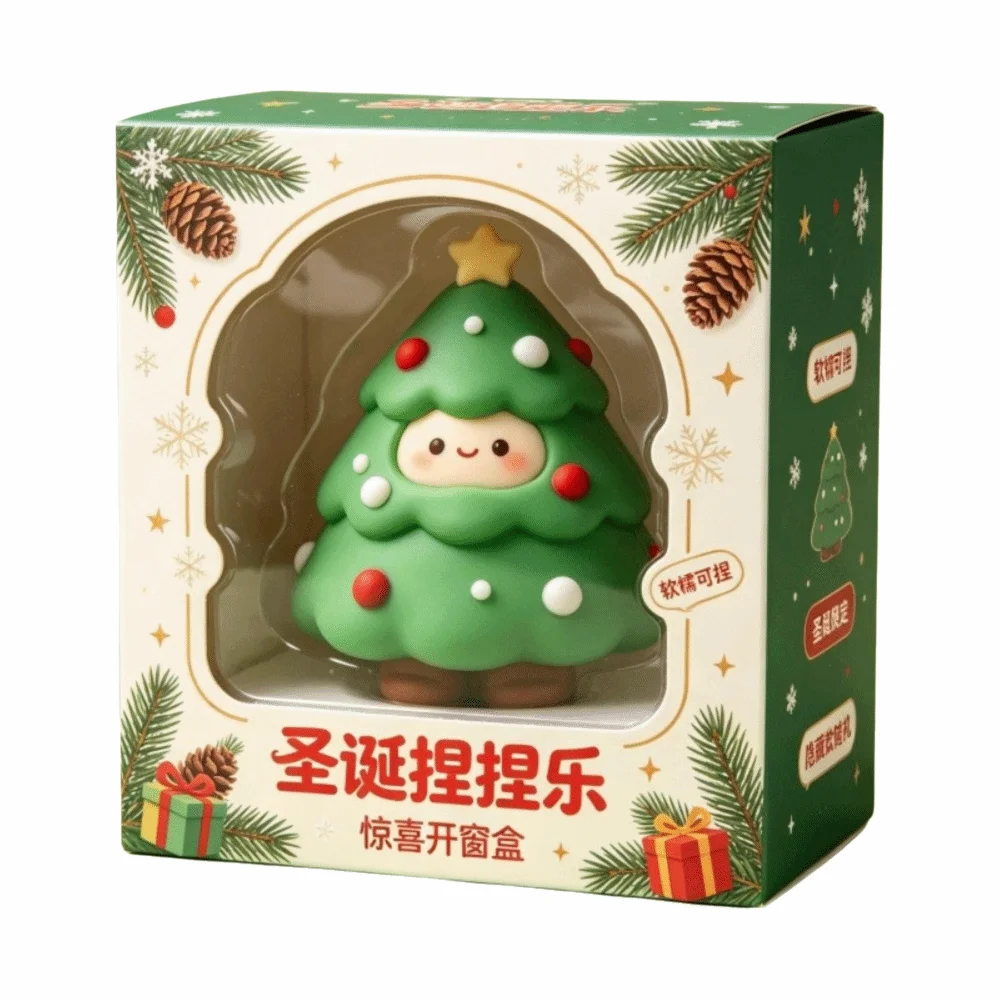 Gift Soft Squishy Fidget Toys Adorable Cute Stress Relief Toy Anxiety Relief Sensory Christmas Squeeze Toys Daily