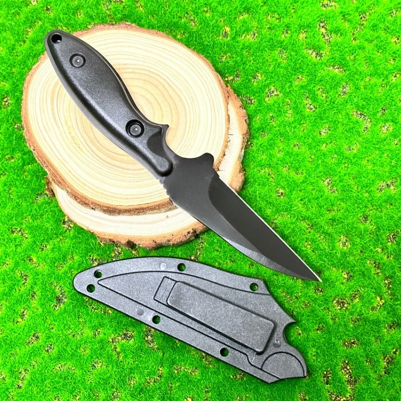 

New Outdoor Tactical Mini Straight Knife Fixed Knife Self-Defense Survival Rescue Multifunctional Tool Portable EDC Knife