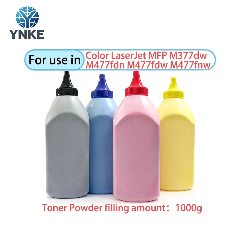 1kg CF410A CF411A CF412A CF413A Toner Powder For HP Color LaserJet MFP M377dw M477fdn M477fdw M477fnw OEM Quality Toner Refill