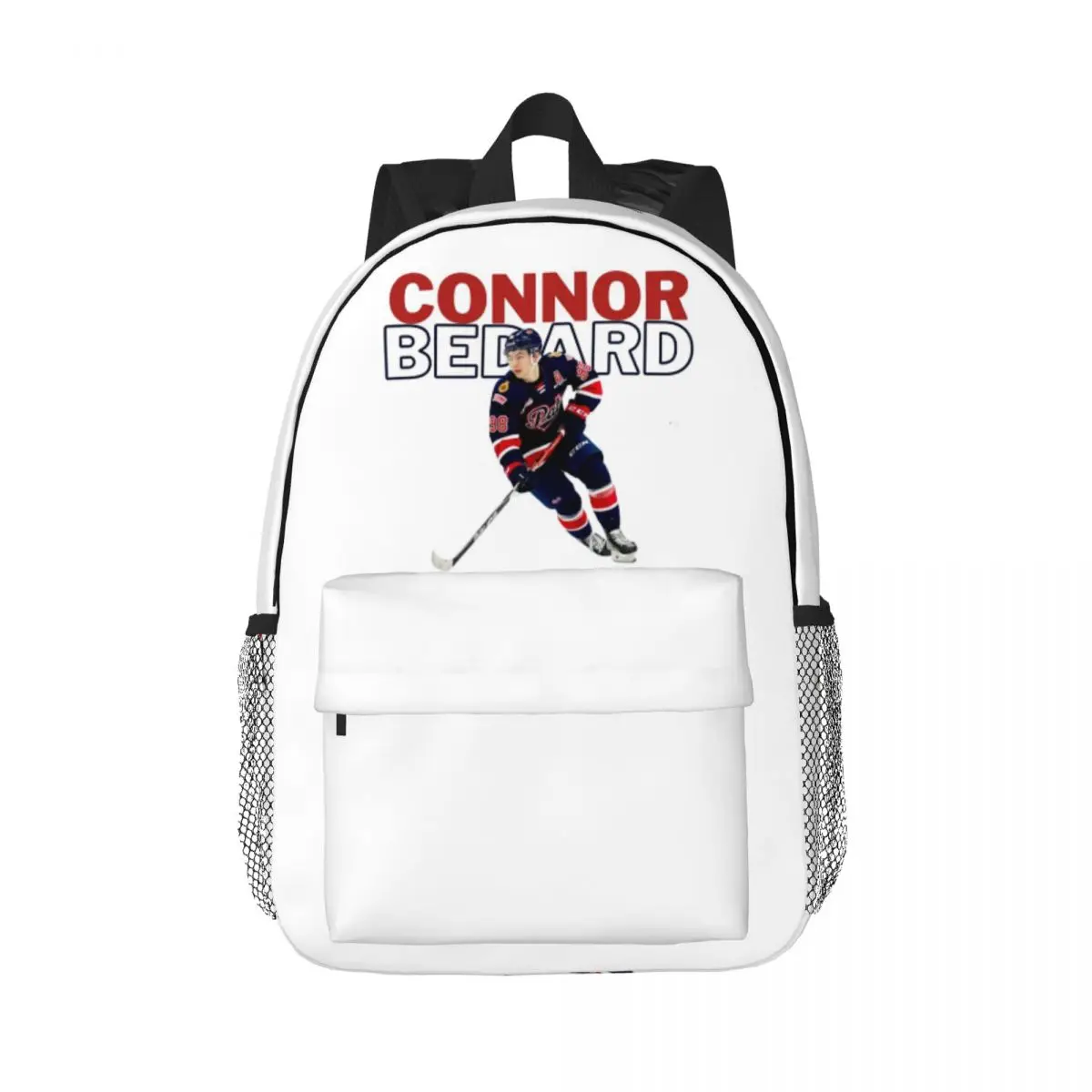 Connor McDavid 97 For Edmonton Oilers Fans Backpacks Boys Girls Bookbag Children School Bags Laptop Rucksack Shoulder Bag