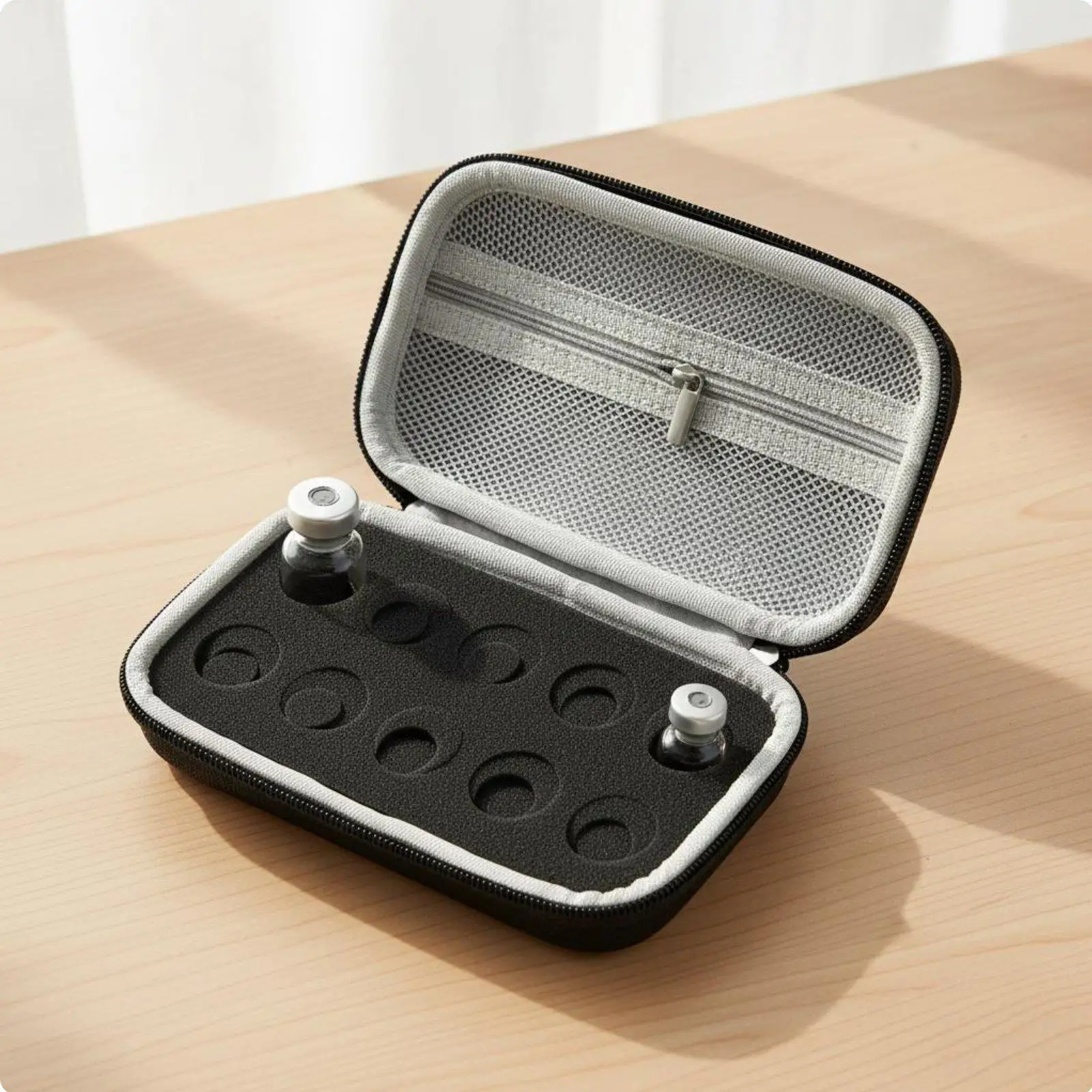 Portable Medicine Container Vial Case Peptides Organizer Insulin Storage Case for 3ml 10ml Bottle Protection