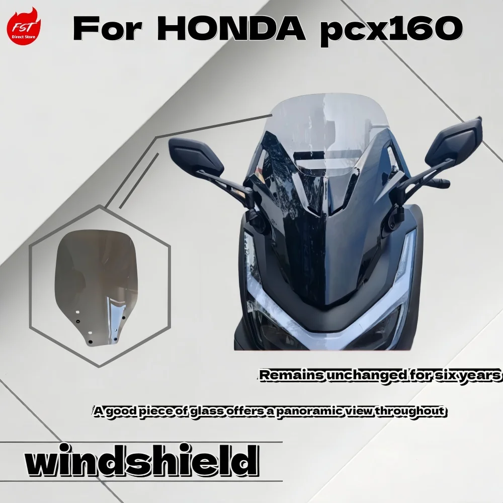 

For HONDA PCX160 Specialized Front Windshield Rainproof and Windproof Chest Guard Modification Kit for Damage-Free Installation