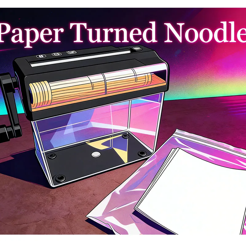紙から麺を作るマジックトリック、パーティー用マジックショー、面白いイリュージョン、プロのマジック、マジシャン、結婚式用マジック、マジック小道具