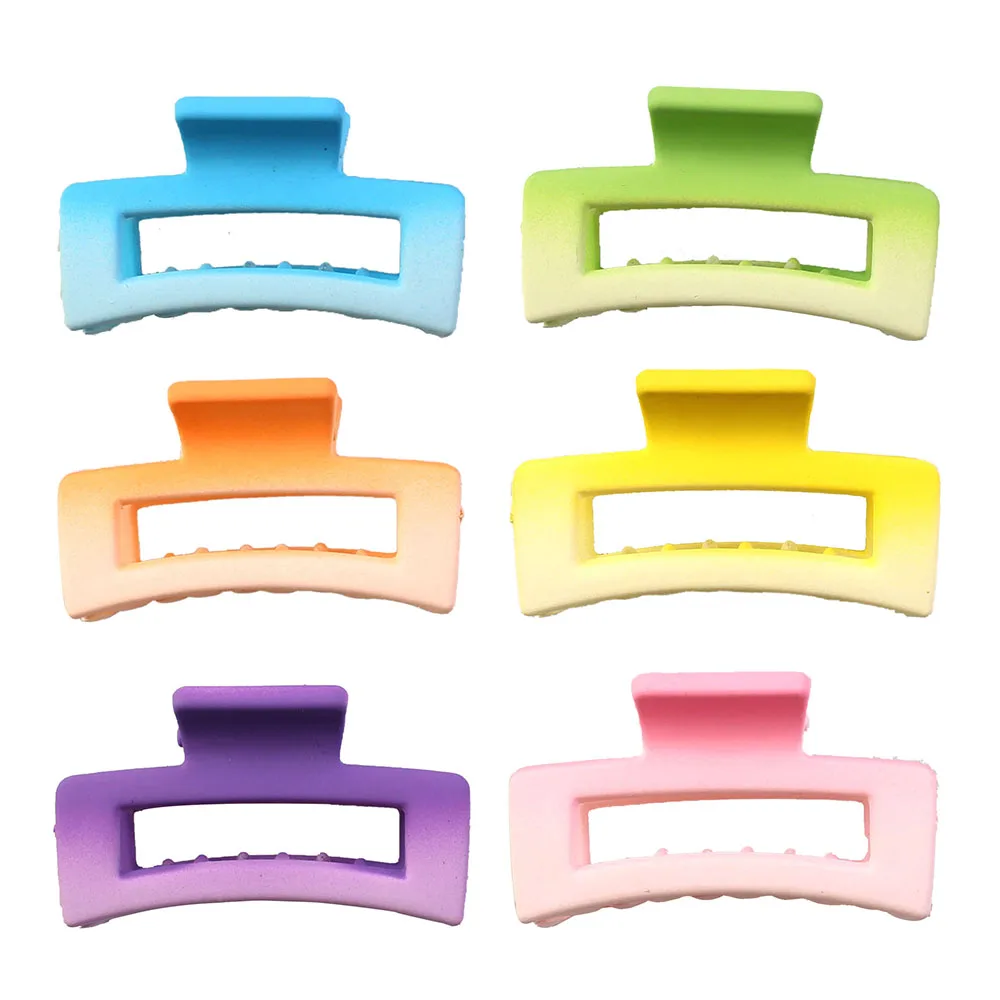 1Pcs 6 spring and summer new small fresh gradient small clip sweet cute small children hair clip fringe clip back hair grasp