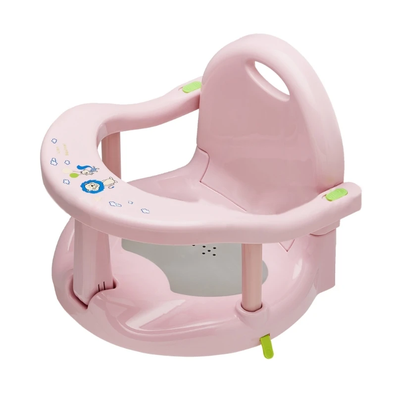 

Foldable Baby Bath Stool with Strong Suction Cup,Non Slip Toddlers Chair Bathtub Support for Safe & Convenient Bath Hour