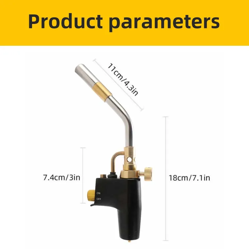 Imagem -05 - Brasagem Tocha Queimador a Gás Propano Portátil de Alta Soldadura Térmica Encanamento Sopro Tochas Ts8000 Profissional