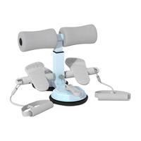 Sit Up Exercise Equipment Situp Bar With 2 Suction Cup Portable Adjustable Height Auxiliary Tool With Pull Rope For Ab Workout