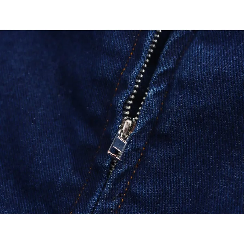 فستان نسائي عالي الخصر من قماش الدنيم على شكل حرف A بدون أكمام كاجوال للحفلات لربيع الخريف فستان طويل أنيق