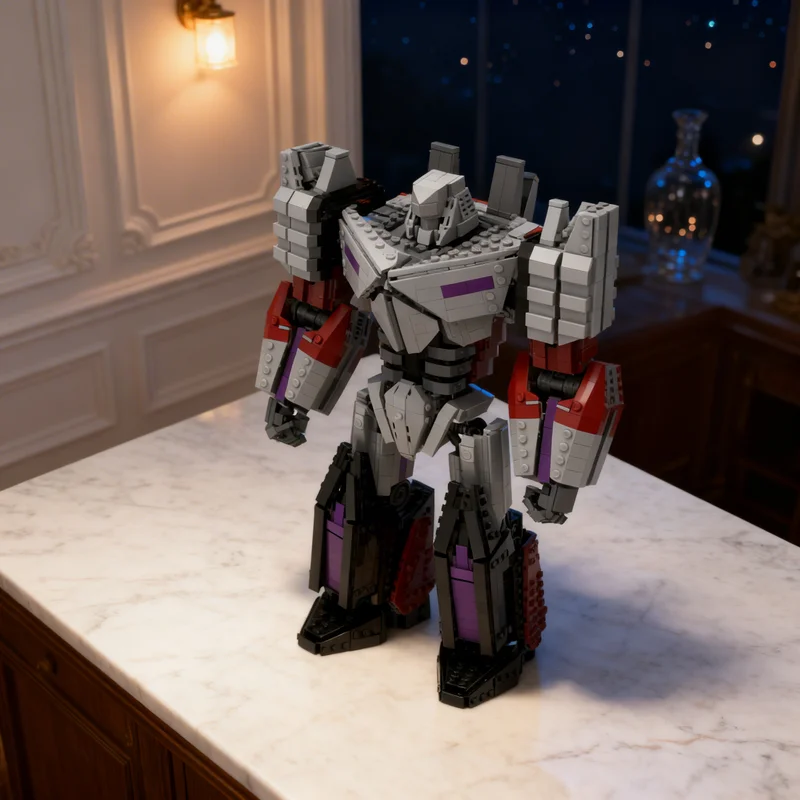 

2758pcs MOC Fall Of Cybertron Megatron Model Building Blocks Creative DIY Gift Display Decor Assemble Premium Adult Kids Desk