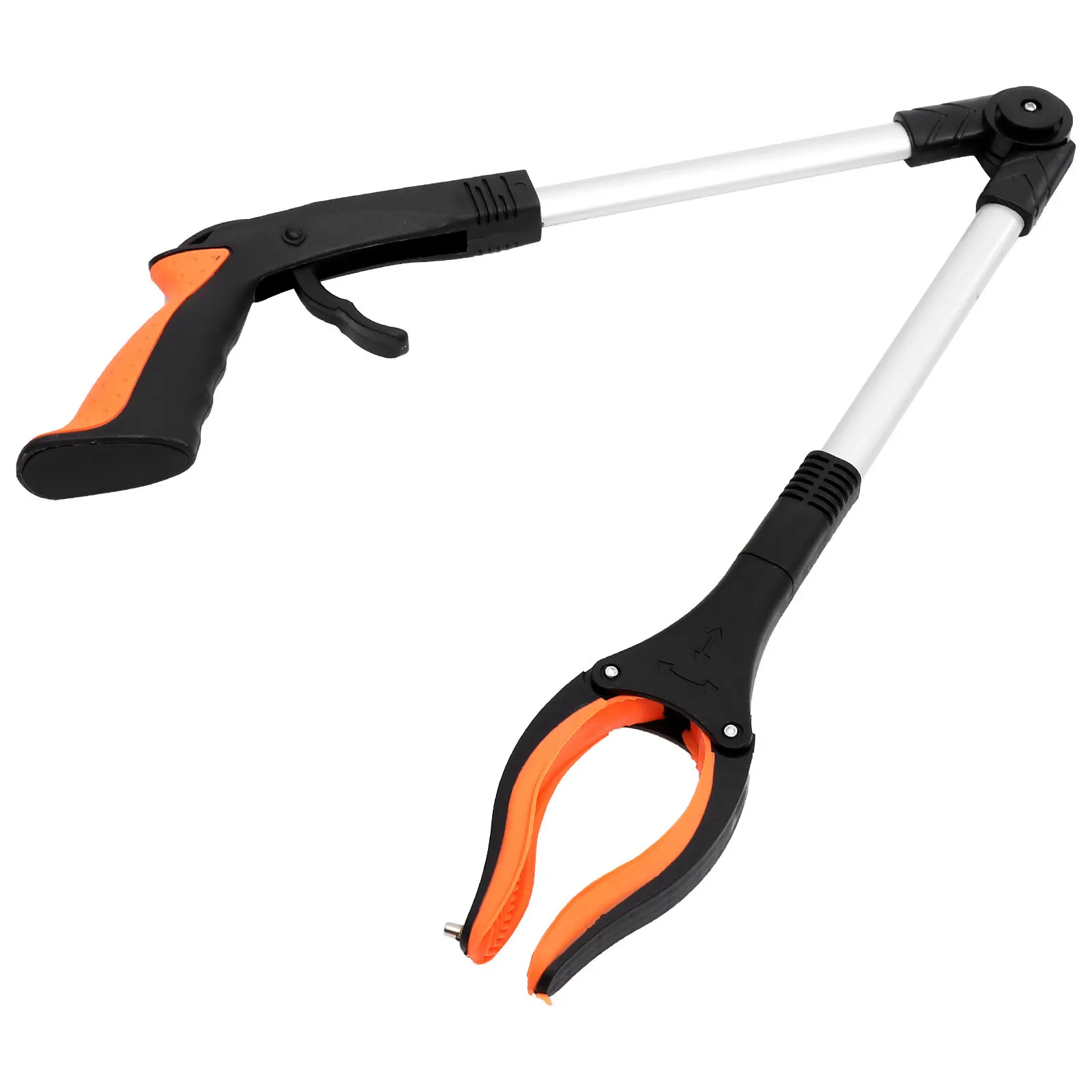 

Foldable Trash Grabber Tool Aluminum Alloy ABS Durable Litter Picker Elderly Home Gadgets Garbage Upper Floor Shelf Outdoor Lawn