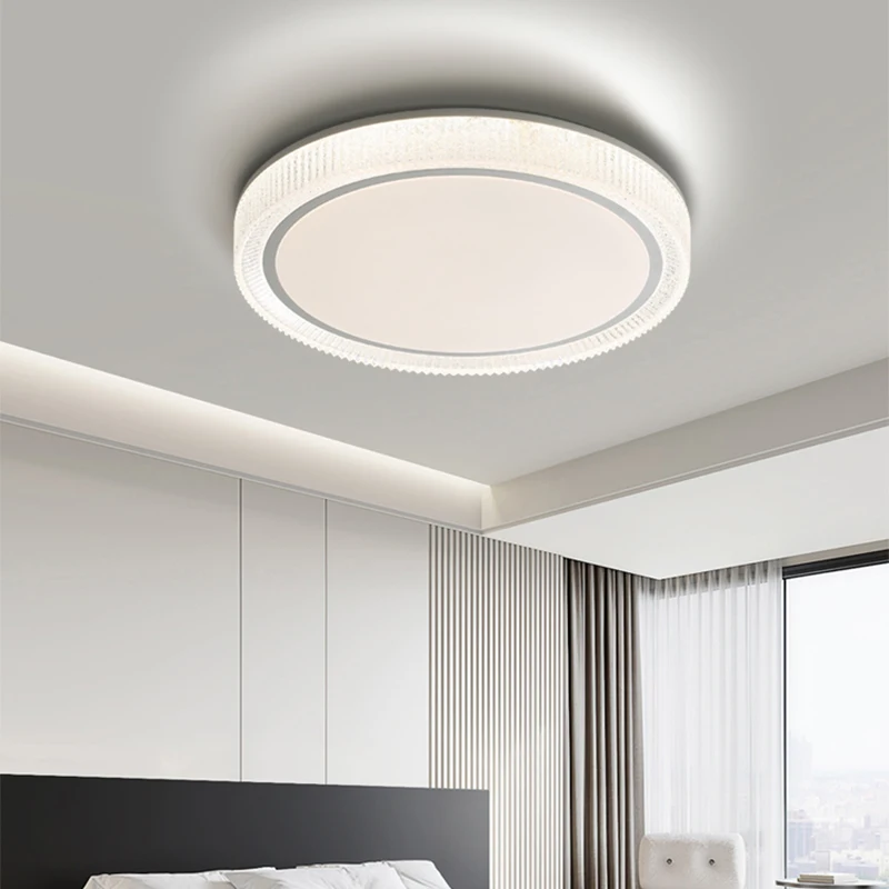

Round White LED Ceiling Lights Modern Minimalist Ceiling Lamp Indoor Room Bedroom Lighting Fixtures Led Lights Lampa Sufitowa