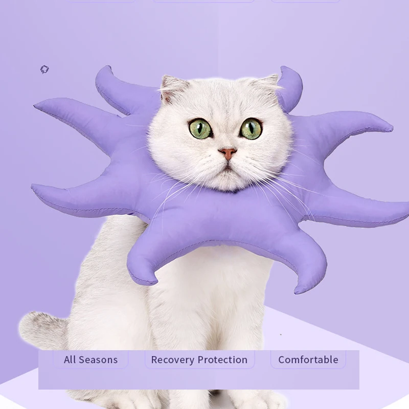 

Cat Elizabeth Circle Octopus Ultra Thin, Soft and Comfortable Cat Neck Loop